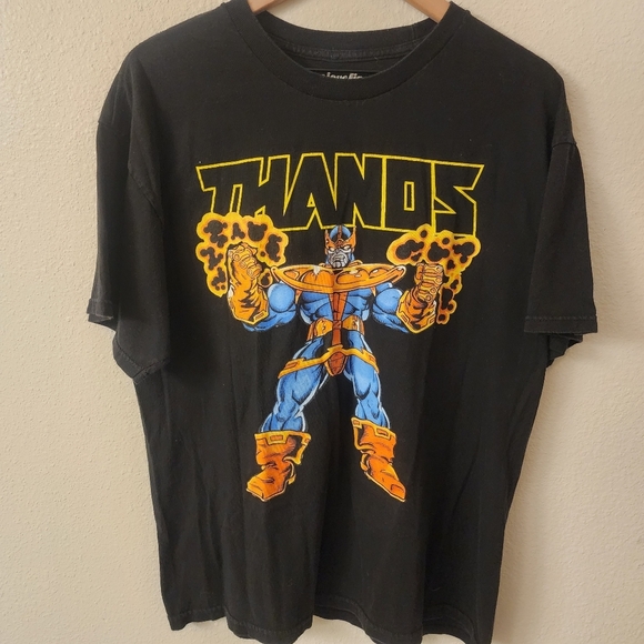 Thanos Marvel x We Love Fine 100% Cotton Shirt Mens sz XL - Picture 1 of 4